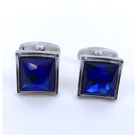 Handsome Beau Other - Sapphire Attire Cuff Link Set